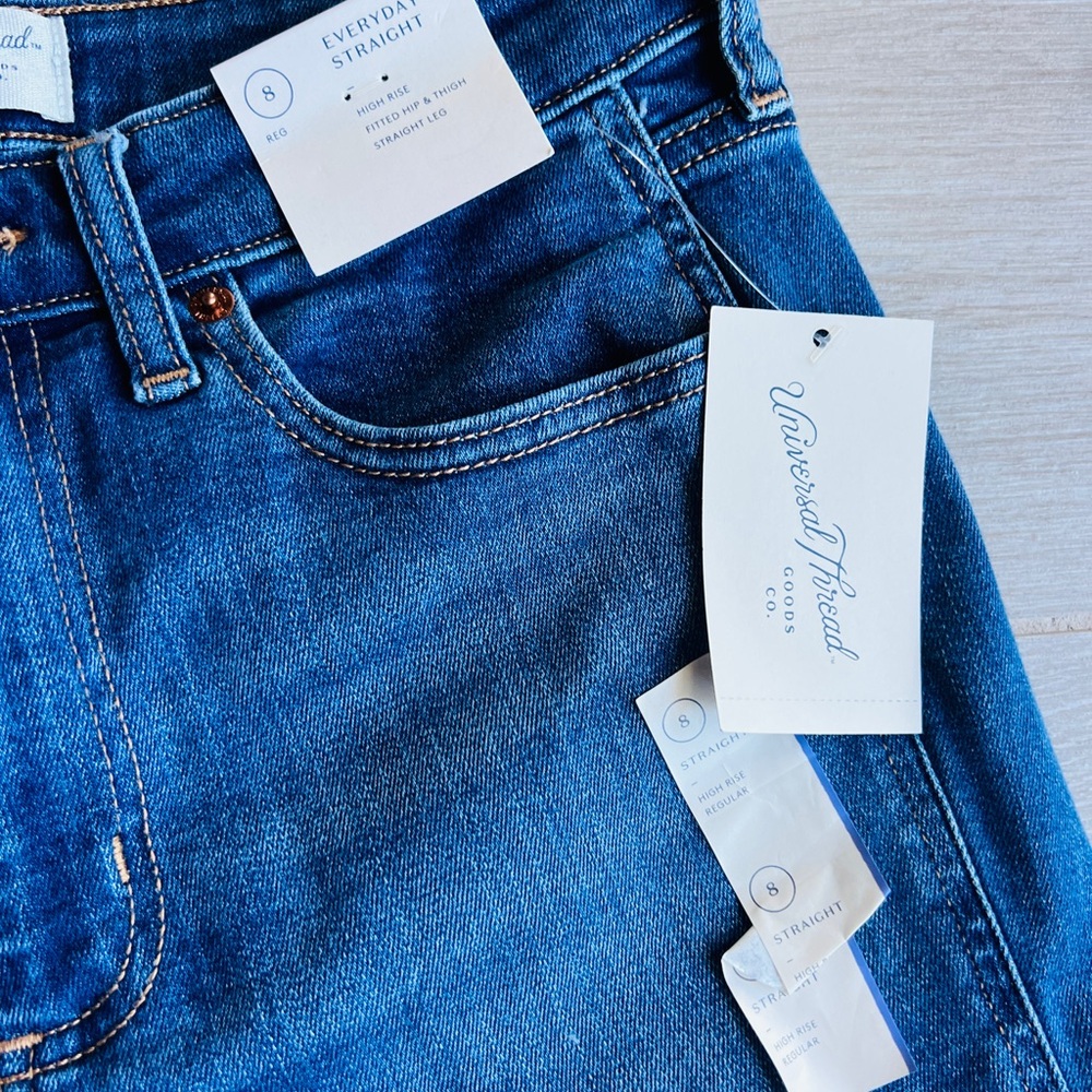 Target Everyday Straight Leg, High Rise Jeans